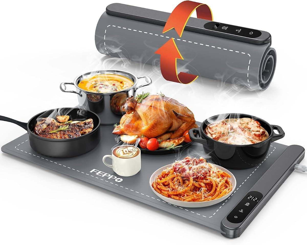 FEPPO Roll-Up Electric Food Warming Mat