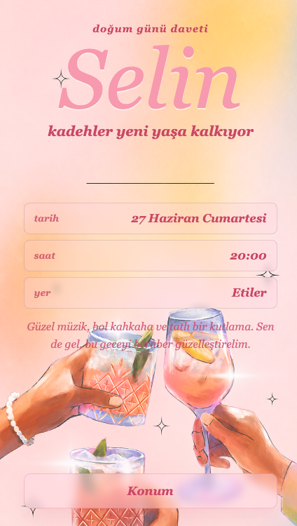 Renkli doğum günü balonları